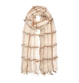 Echo Design faux fur plaid wrap