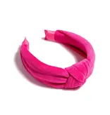 Shiraleah Knotted Terry Headband - Fuchsia