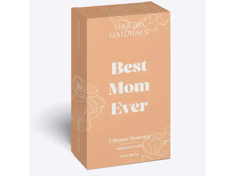 Thulisa Naturals | Bath + Body Mother's Day Shower Steamers | Bergamot Plum