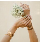 MantraBand First My Mother, Forever My Friend Bracelet - Yellow Gold