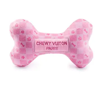 Pink Checker Chewy Vuiton Bone