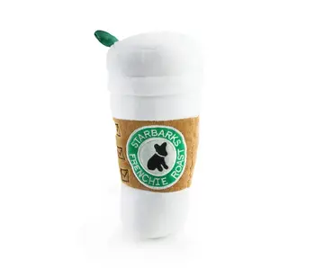 Starbarks Coffee Cup w/ Lid Dog Toy - Large