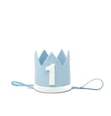 Little Blue Olive Baby Blue Felt Crown | 1 Year