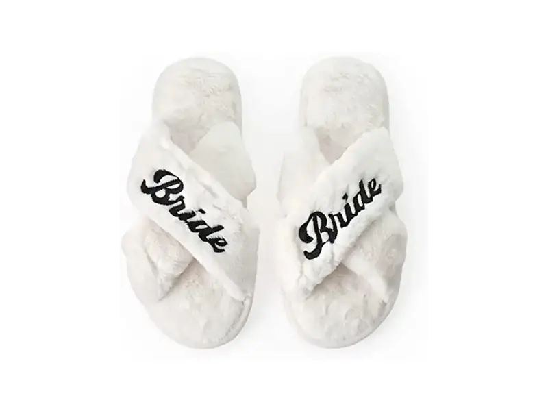 Bash White Bride Slippers - Small