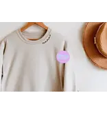 Bash Embroidered Mama Sweatshirt Sand/Black  - Large