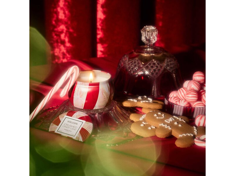 Voluspa Crushed Candy Cane Mini Tin