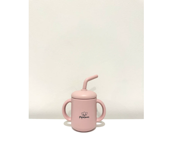 Petite Silicone Sippy Cup - Pink (non-toxic)