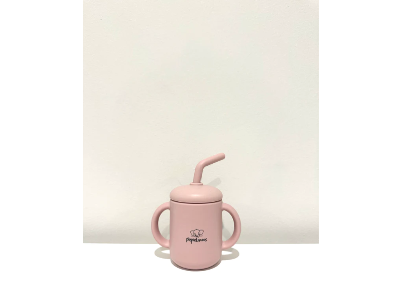 Pepelinoos Inc. Petite Silicone Sippy Cup - Pink (non-toxic)