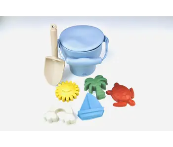 Silicone Sand Bucket with Molds (non-toxic)