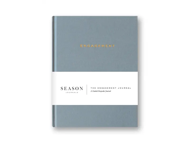 Season Journals Engagement Journal | Slate Blue