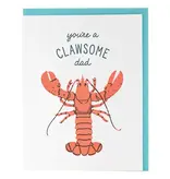 Smudge Ink Clawsome Lobster Father's Day Card