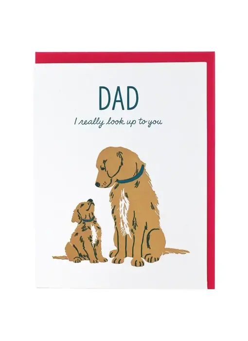 Golden Retrievers Father's Day Card