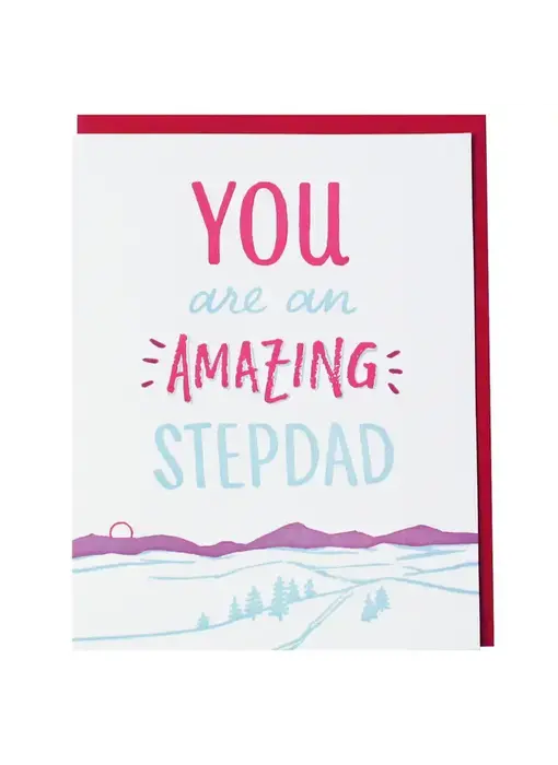 Mountain Stepdad Father's Day Card