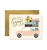 Ginger P. Designs Bridal Shower Car Greeting Card