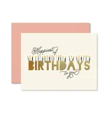 Ginger P. Designs Happiest of Birthdays Coral Greeting Card