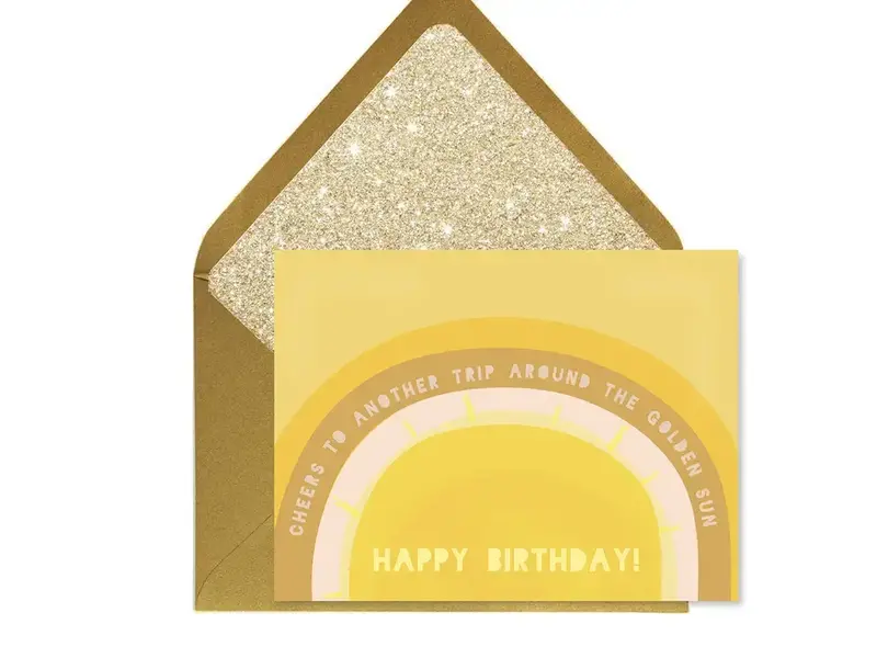 Ginger P. Designs Birthday Sun Greeting Card