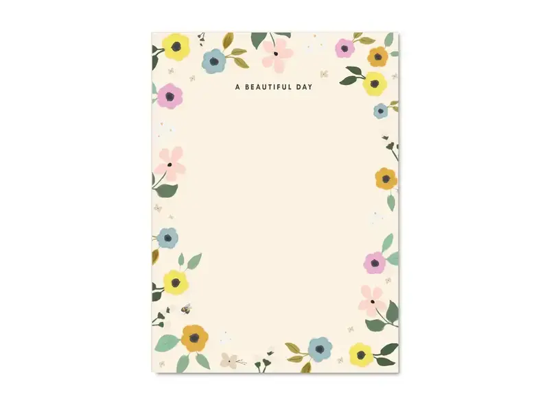 Ginger P. Designs A Beautiful Day Notepad