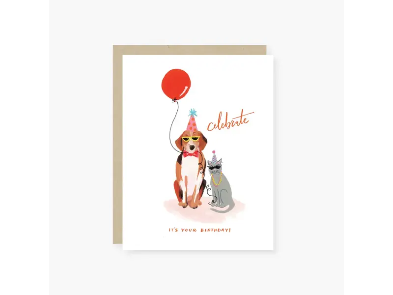 2021 Co. Pets in Shades Birthday Card