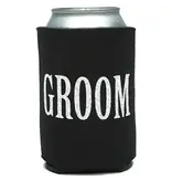 Mary Phillips Design Groom Themed Drink Hugger & Koozie