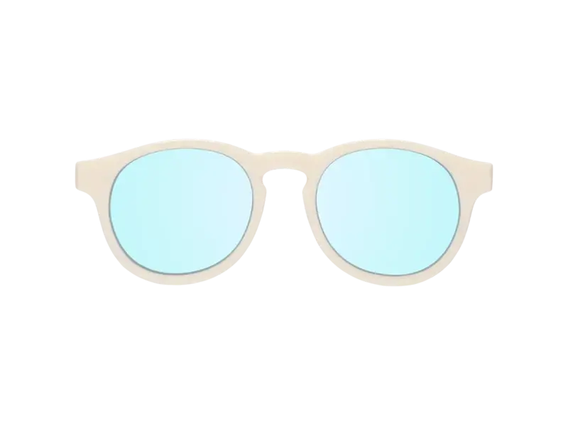 Babiators, LLC Sweet Cream Keyhole Sunglasses with Blue Lens 0-2 years