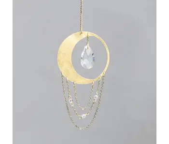Mini Suncatcher - Crescent Moon/Balance