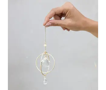 Mini Suncatcher - Lotus/Strength