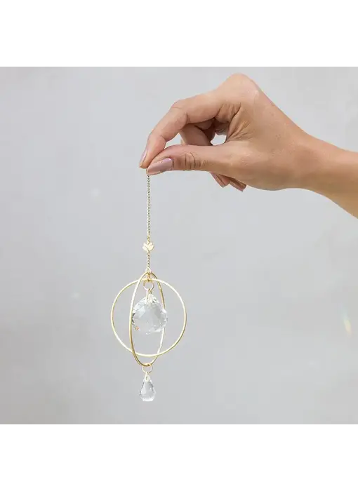Mini Suncatcher - Lotus/Strength