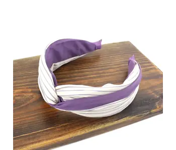 Stripes Headband Purple