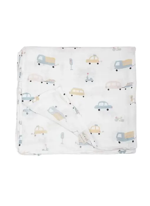 Muslin Swaddle Blanket (Automobile)