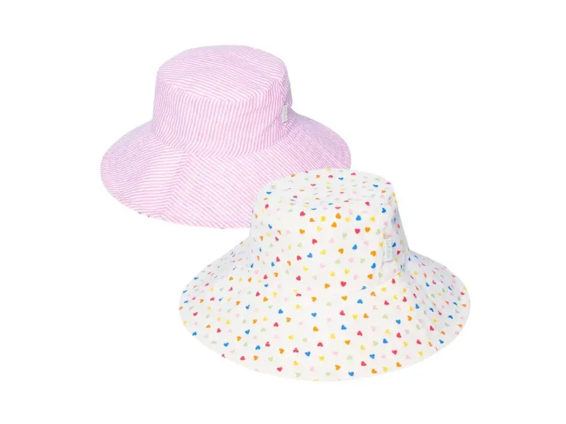 Rockahula Kids Rainbow Hearts Reversible Sun Hat 3-6 Years