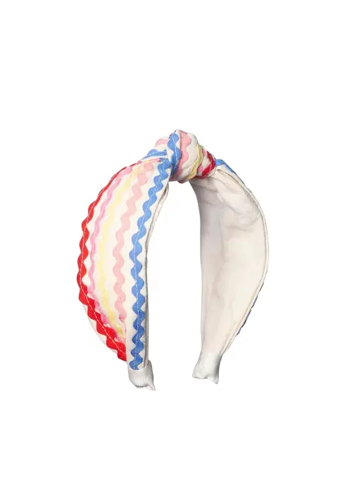 Ric Rac Rainbow Knotted Headband