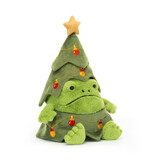 JellyCat Inc Christmas Tree Ricky Rain Frog