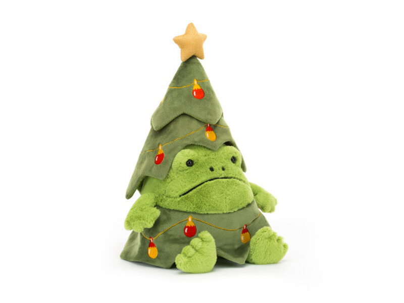 JellyCat Inc Christmas Tree Ricky Rain Frog