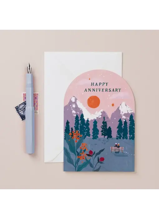 Anniversary Sunset Card
