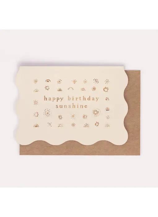 Sunshine Birthday Card