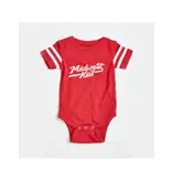 Orchard Street Apparel Midwest Kid Heather Red Onesie 12-18 months