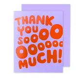 The Social Type Thank You Sooo Much Thank You Card