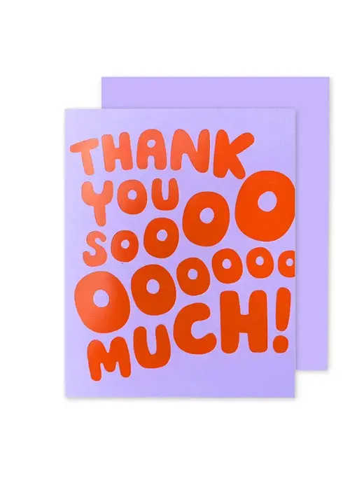 Thank You Sooo Much Thank You Card