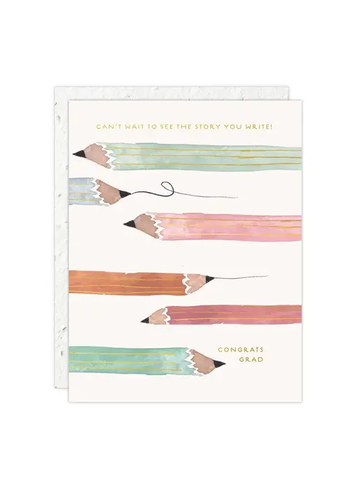 Pencils - Graduation Card