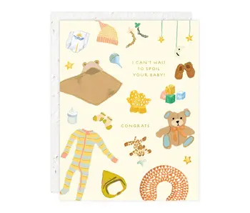Spoiled Baby - Baby Card