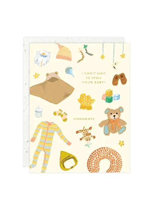 Spoiled Baby - Baby Card