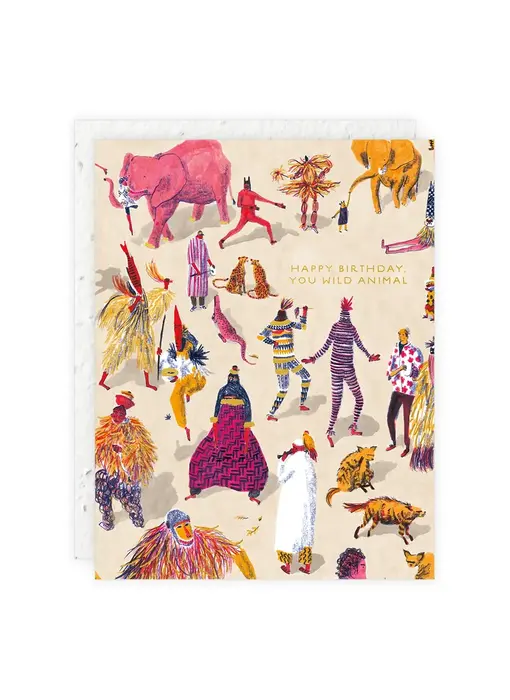 Wild Animal - Birthday Card