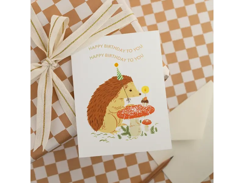 Botanica Paper Co. Birthday Hedgehog