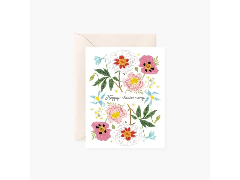 Botanica Paper Co. Happy Anniversary | Floral Card