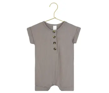 Beau Ribbed Romper, 3 - 6 Months