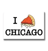 The Found Chicago Pizza Magnet