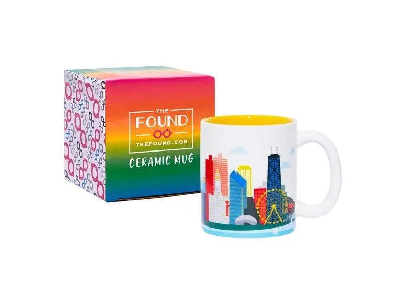 The Found Chicago Skyline Coffee Mug