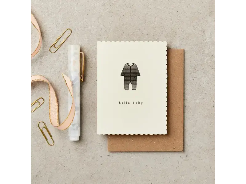 Katie Leamon Babygrow A7 Greeting Card