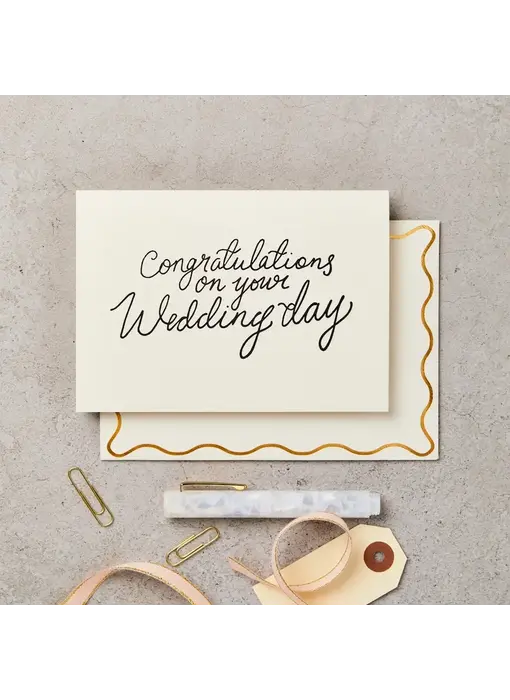 Congratulations On Your Wedding Day Greeting Card