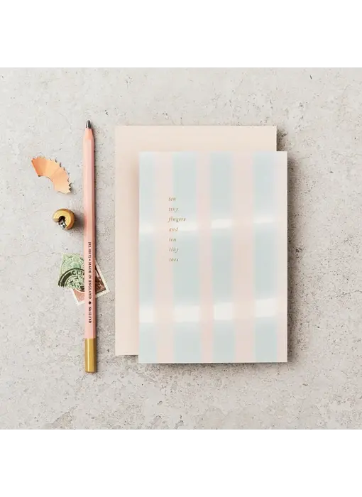 Ten Tiny Fingers Greeting Card